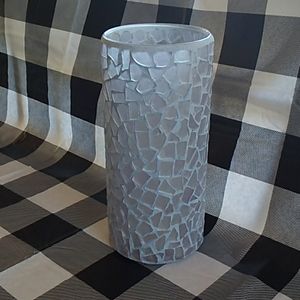 🧡Mosaic glass art vase